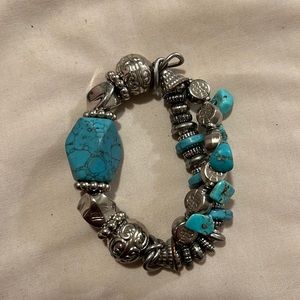 Turquoise and Silver Bracelet